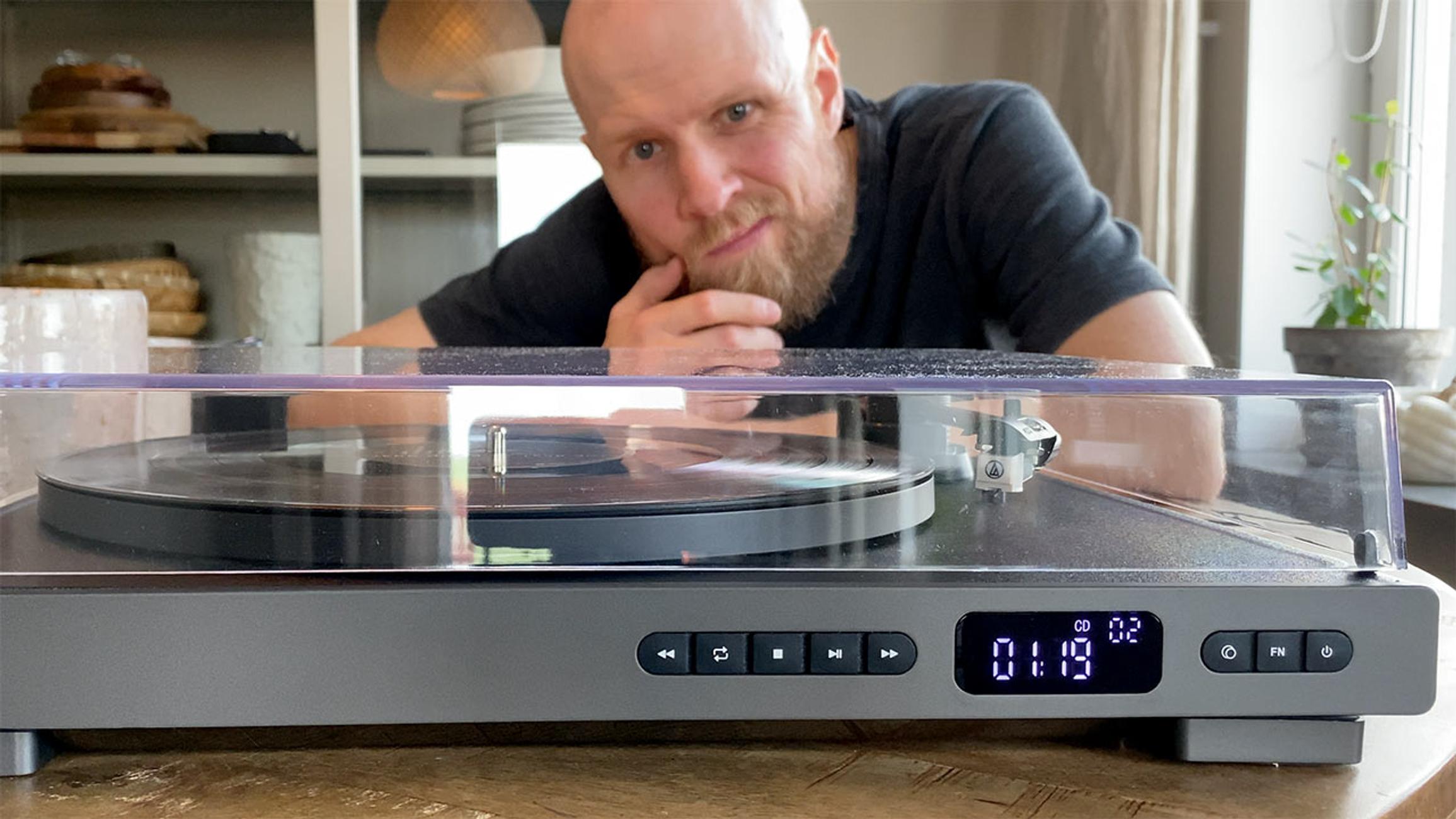 MIXX Analog Plus 2in1 - Kätevä CD- ja vinyyliyhdistelmä arki-kuuntelijalle