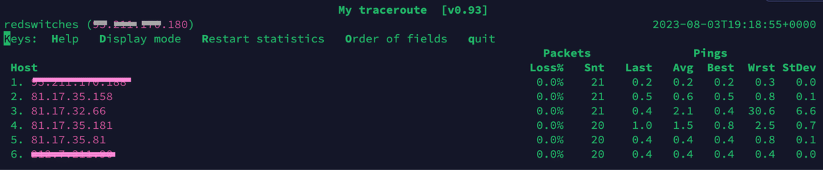 mtr linux