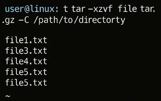 Extract to a Specific Directory