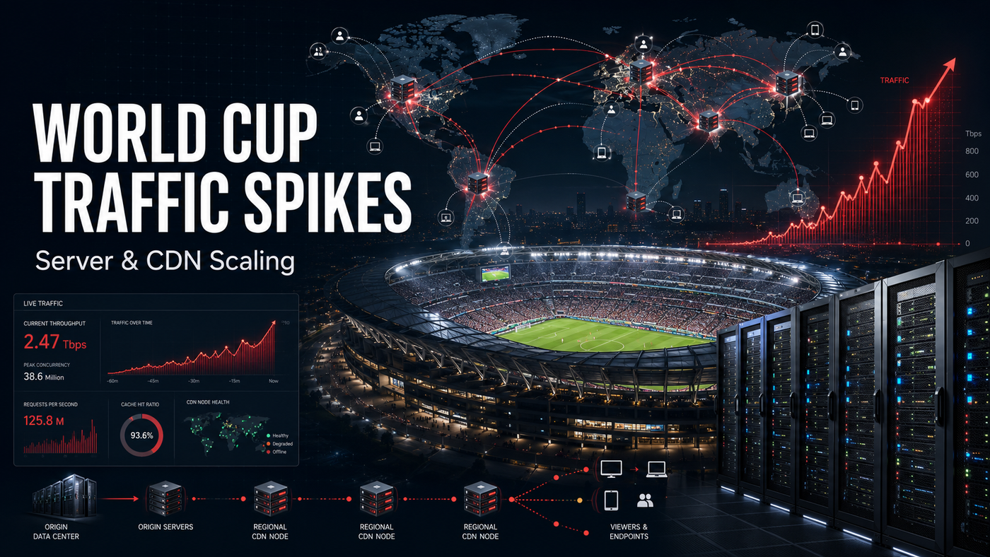 World Cup Traffic Spikes: Server & CDN Scaling