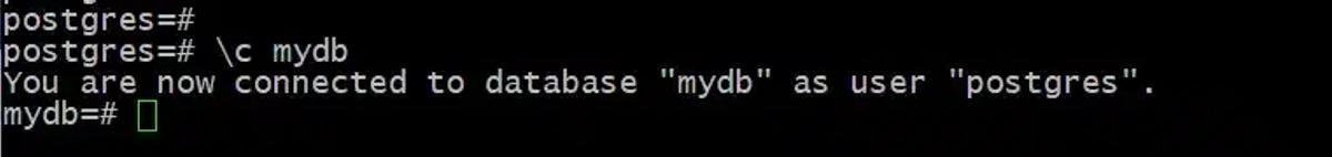  mydb