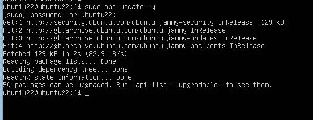 sudo apt upgrade