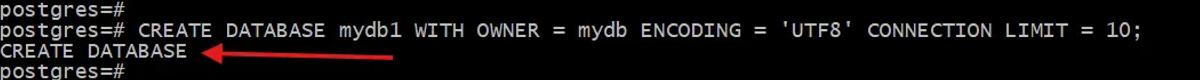 CREATE DATABASE