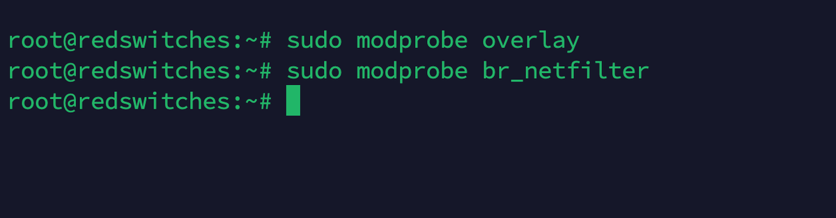 modprobe overlay