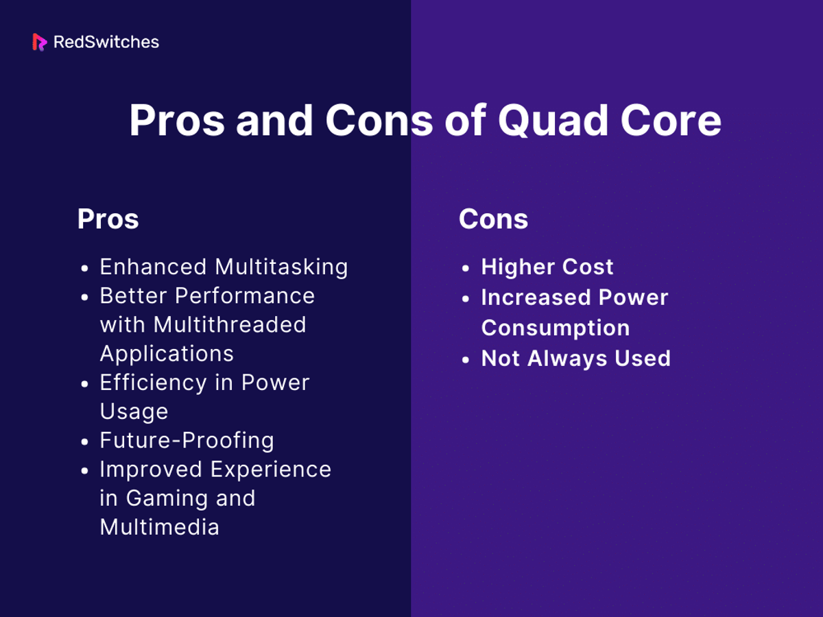 Pros and Cons of Quad Core