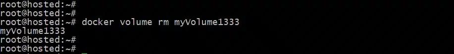 # docker volume rm <volume_name>
