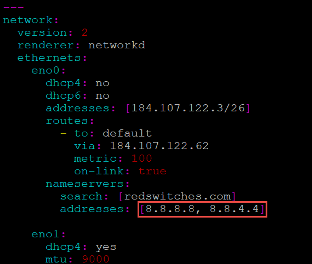 configuration file