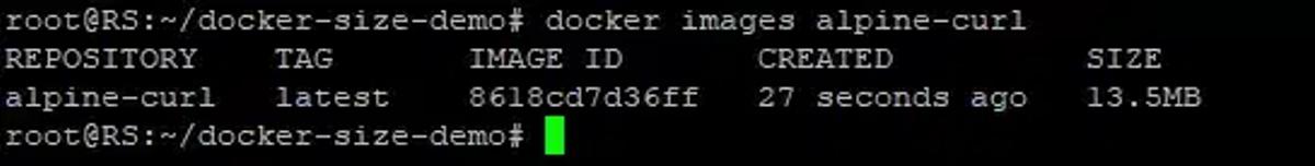 docker images