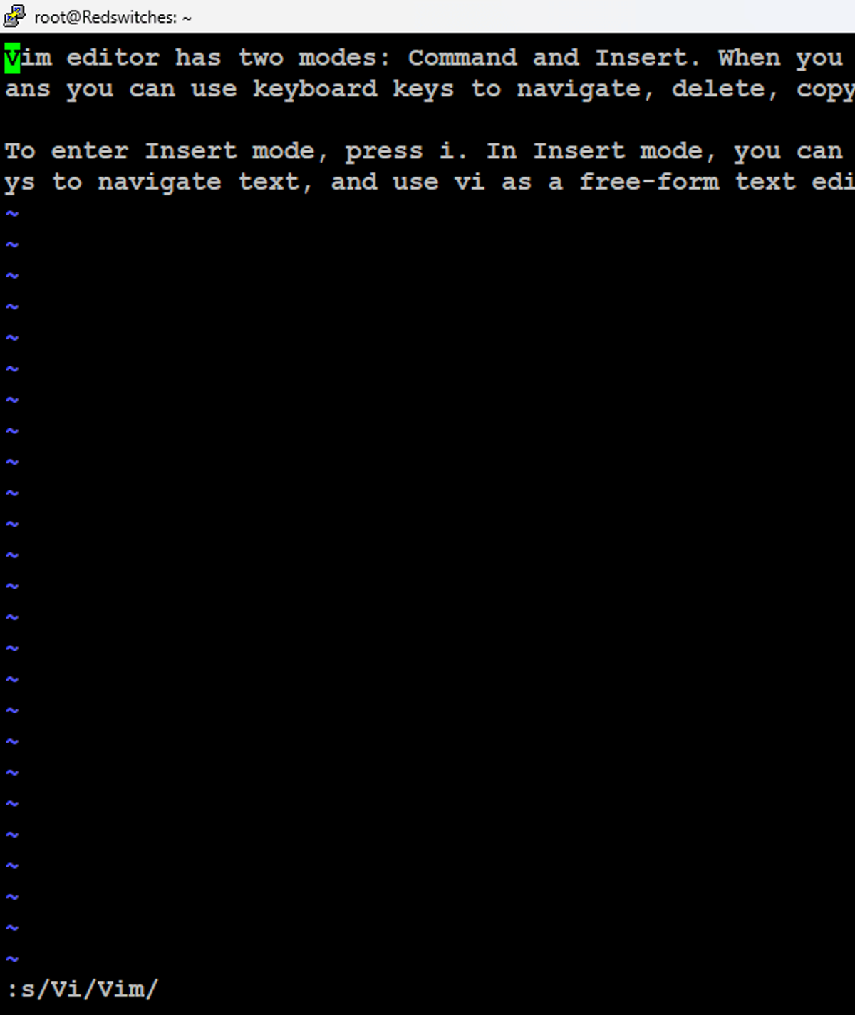 vim editor 2