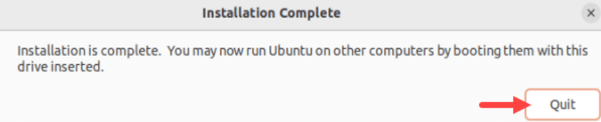 install completion