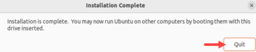 install completion