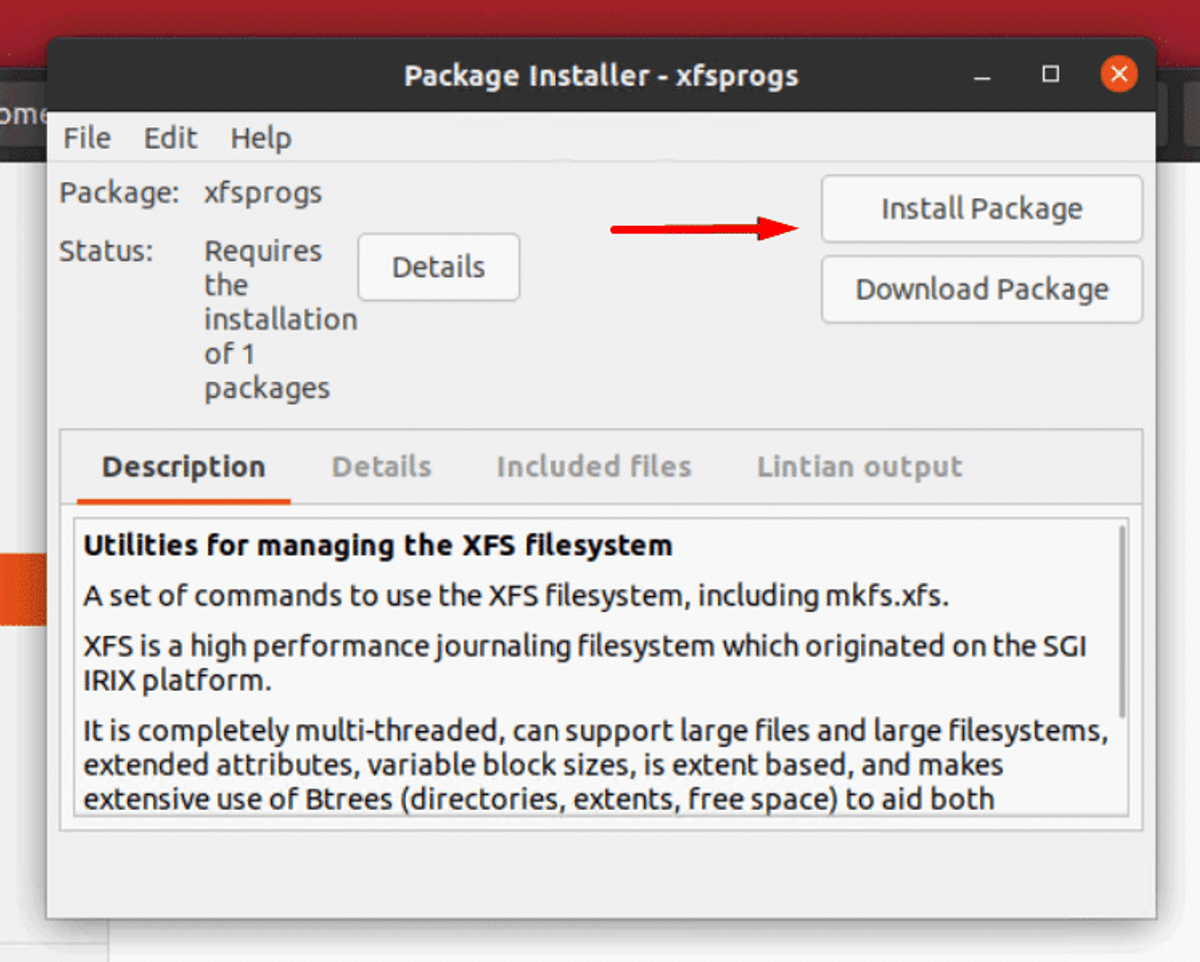 package installer