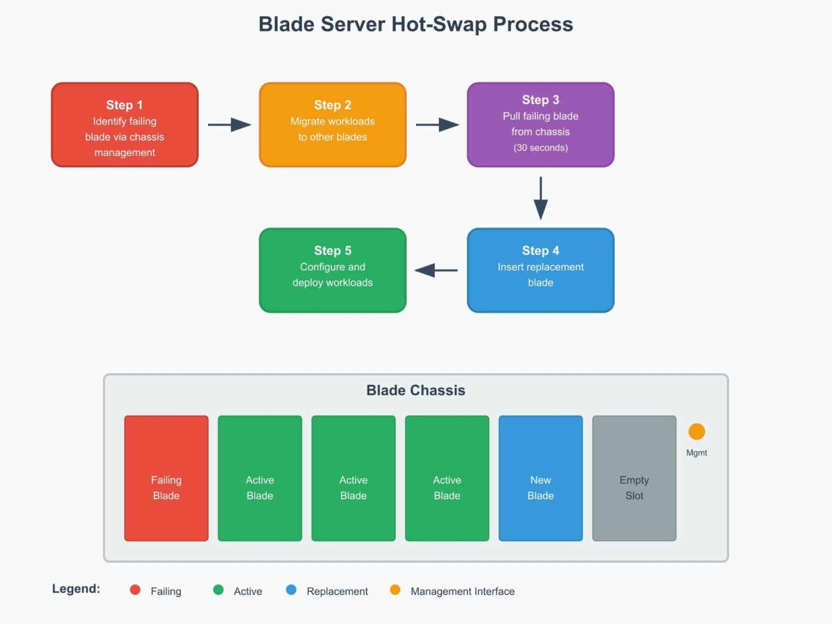 Blade Server Hot-swap process