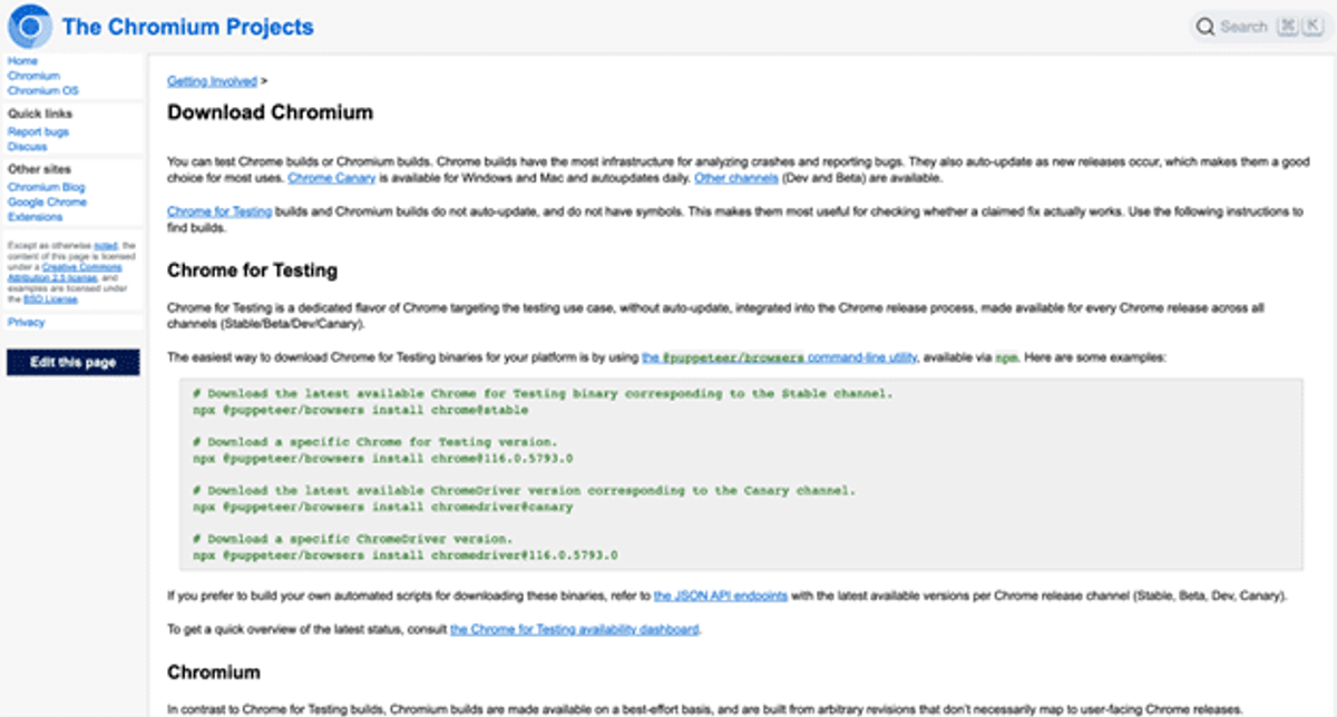 Chromium fourth best browsers for Linux