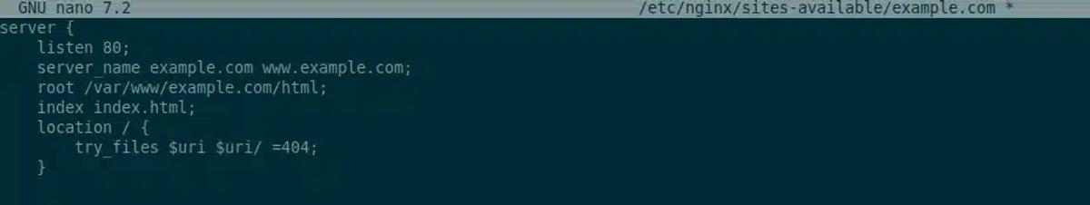Configure the Server Block