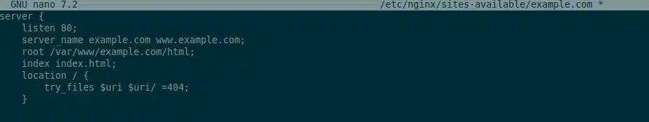 Configure the Server Block