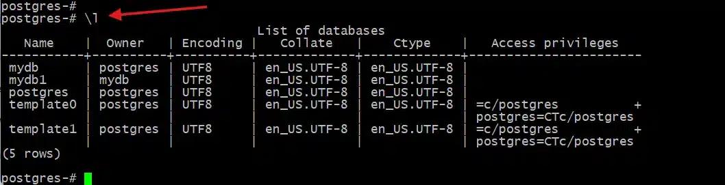 CREATE DATABASE