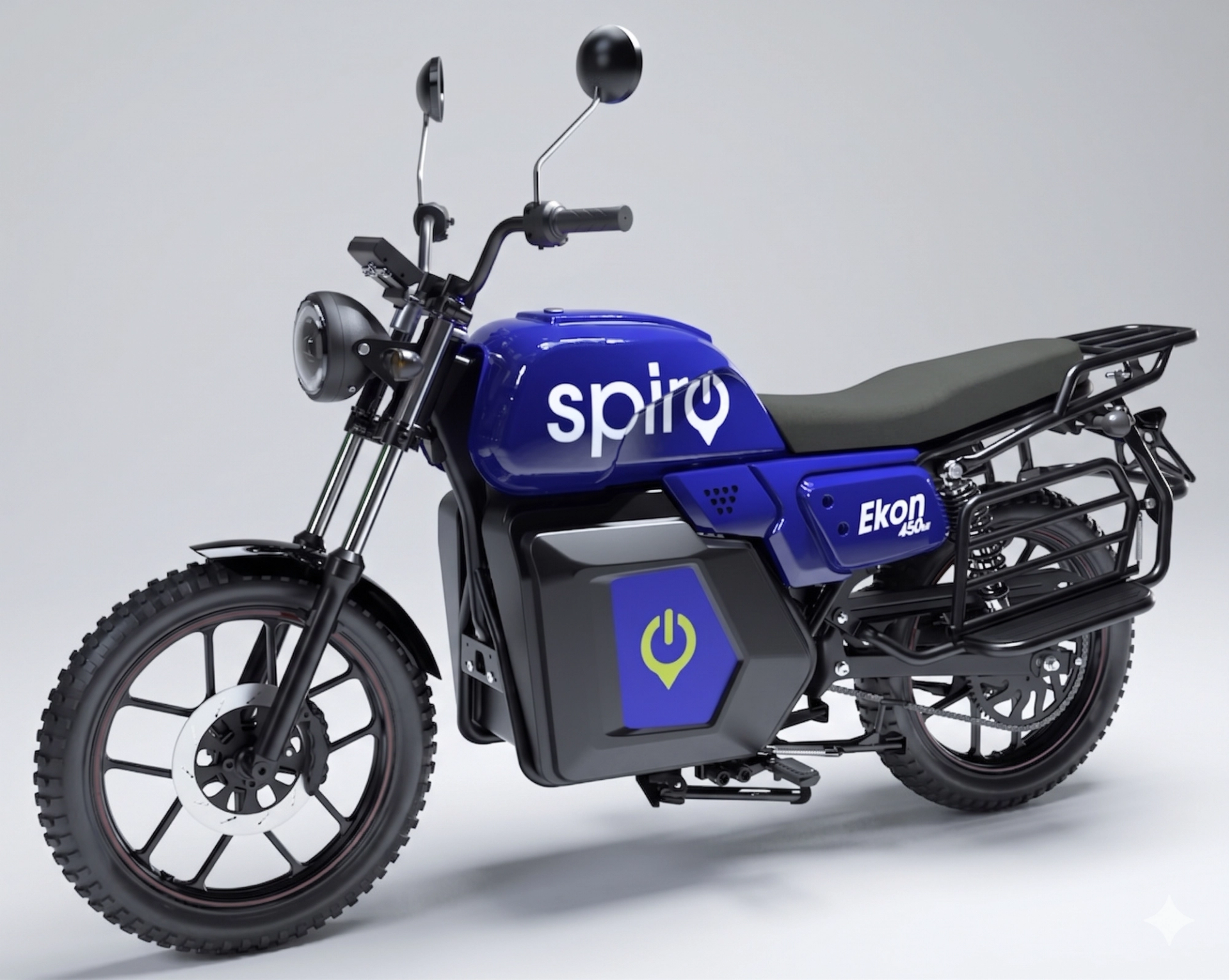 Spiro EKON450M1 battery swapping point in Nairobi for delivery riders