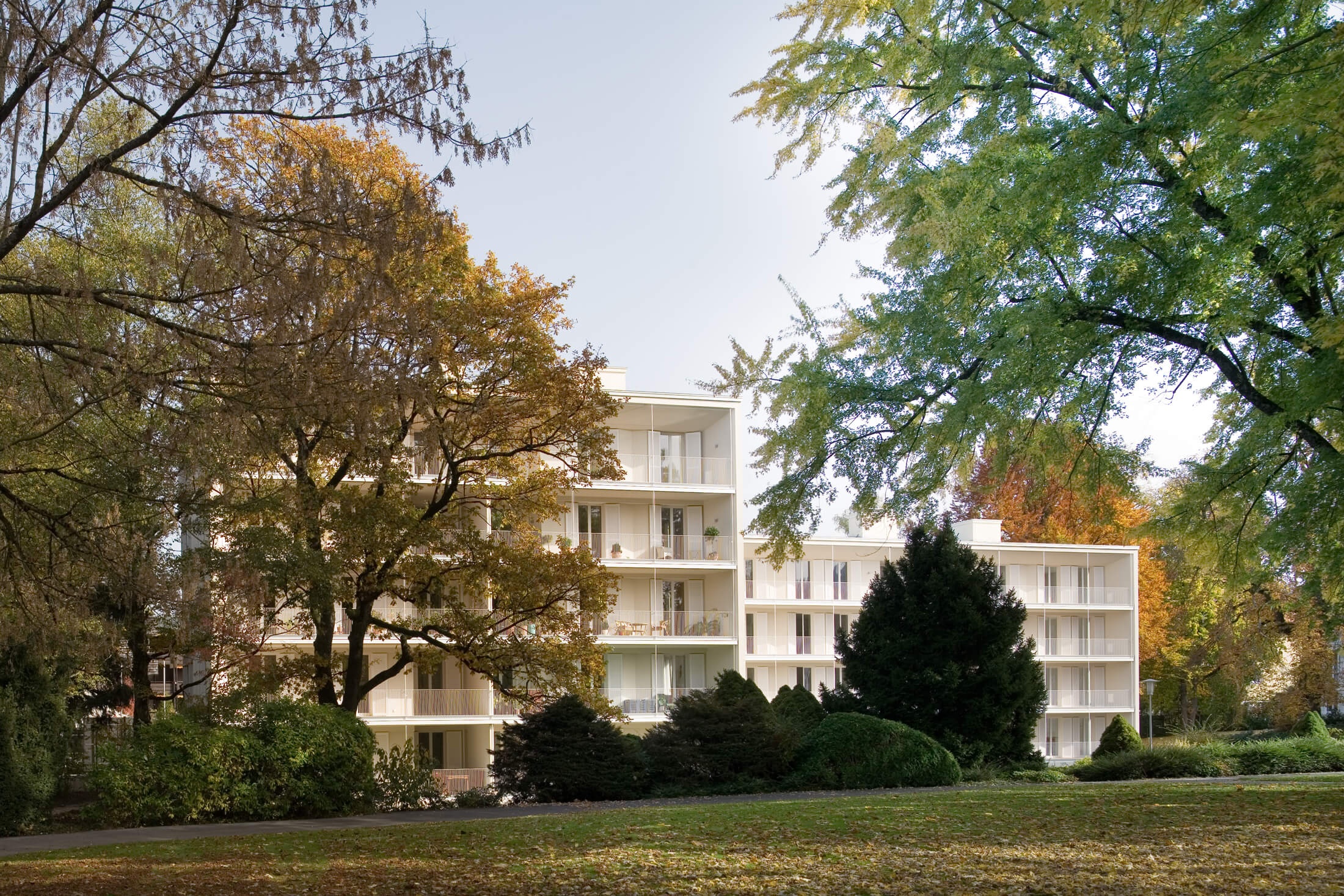Fontavia Parkvillen, Herderpark, Parkansicht