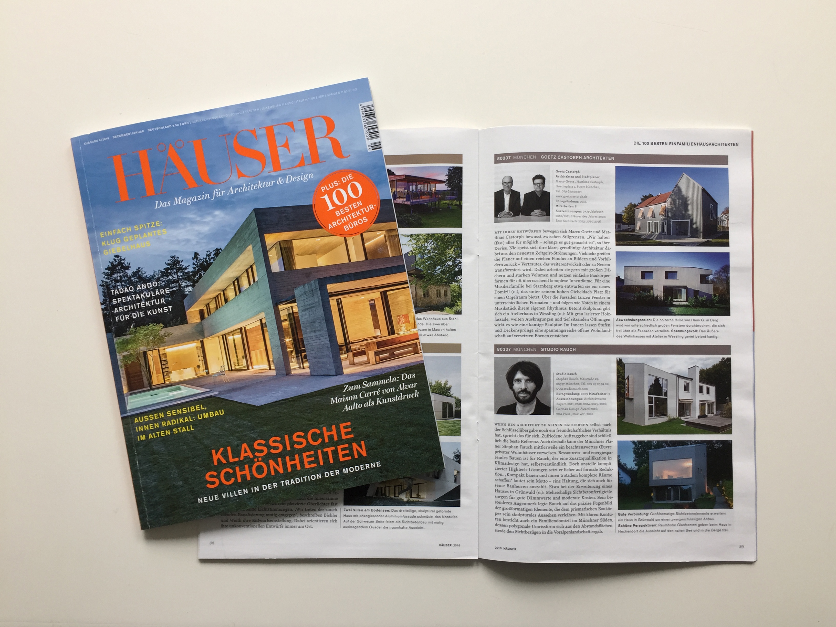 Goetz Castorph Lehmann Tabillion Architektur Städtebau München 100 beste Architekten Häuser