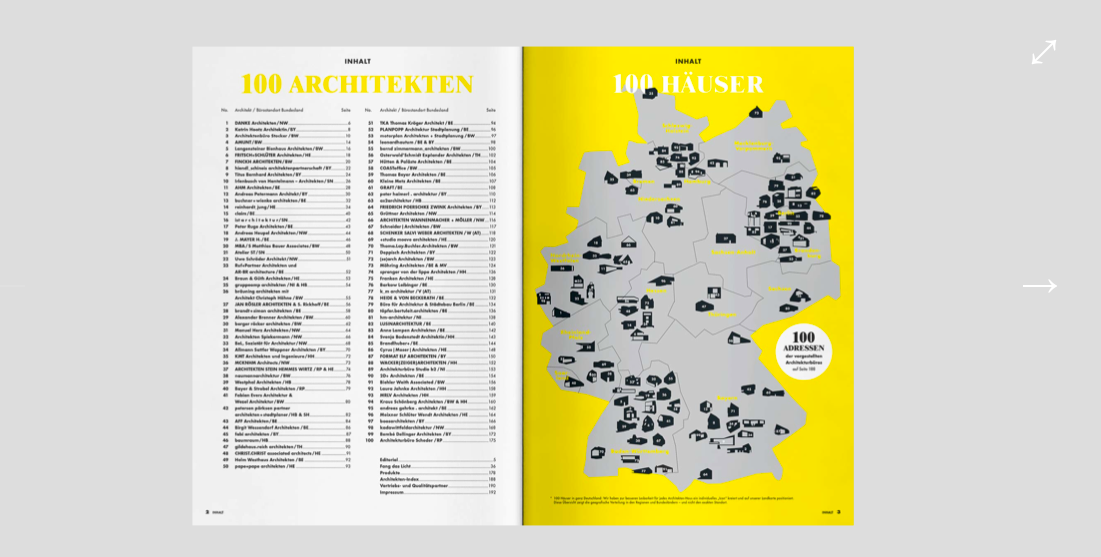 Goetz Castorph Lehmann Tabillion Architektur Städtebau München Publikation Buch 100 Deutsche Häuser Haus H.