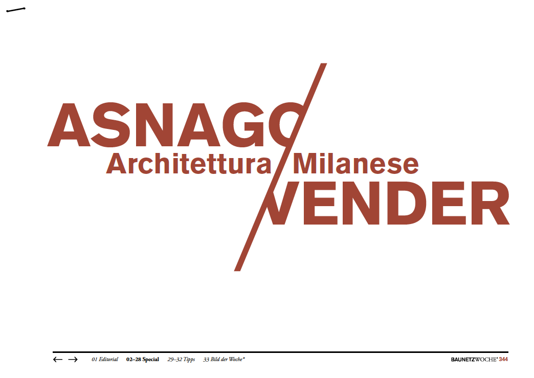 Goetz Castorph Lehmann Tabillion Architektur Städtebau München Baunetz Publikation Ausstellung Asnago und Vender Häuser der Großstadt