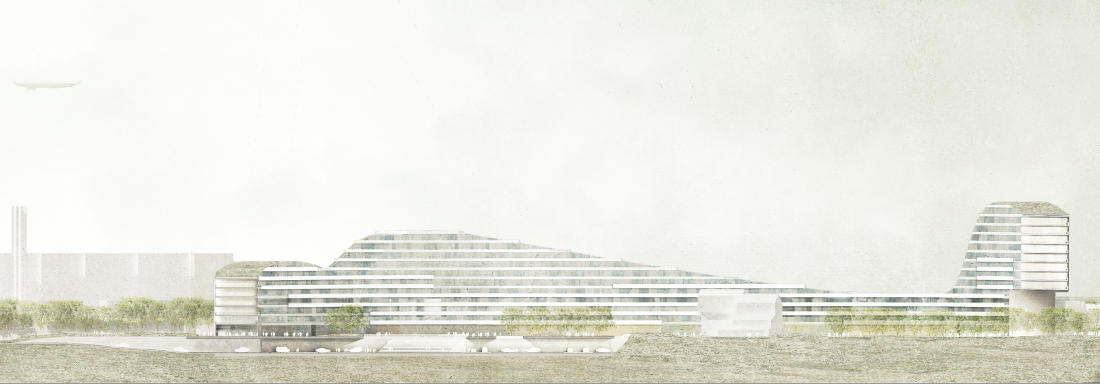 Goetz Castorph Lehmann Tabillion Architektur Städtebau München Wettbewerb Bauindustriezentrum Nürnberg 1. Preis Schwarzplan