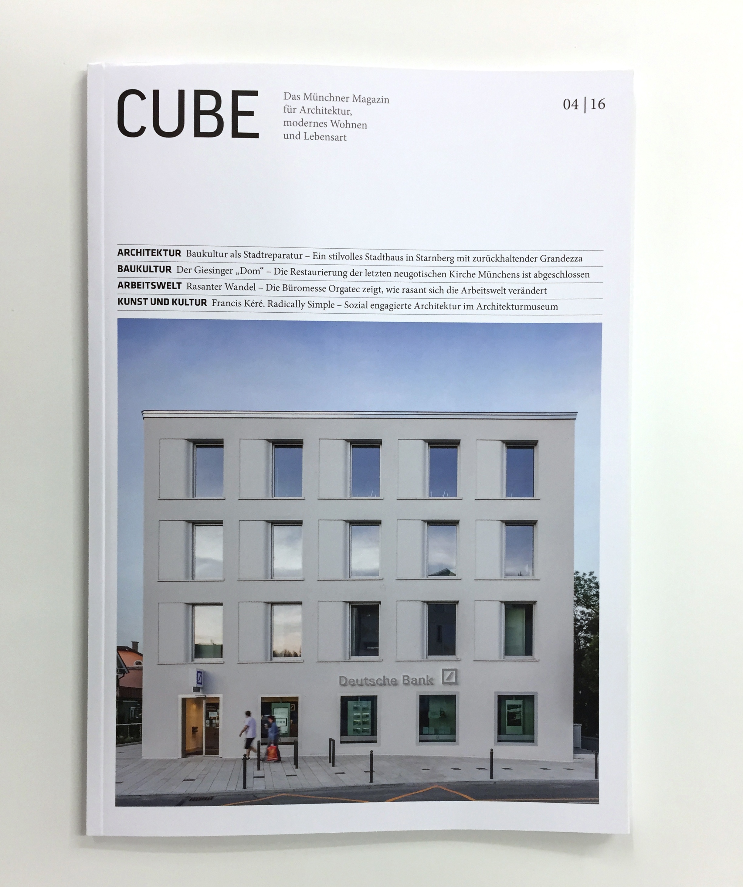 Goetz Castorph Lehmann Tabillion Architektur Städtebau München Magazin Heft Cube Bericht Stadthaus in Starnberg