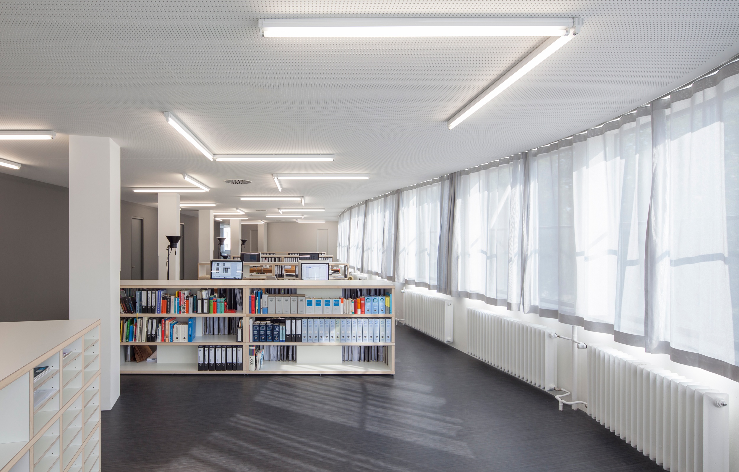 Goetz Castorph Lehmann Tabillion Architektur Städtebau München Bestand Umbau Büro Sanierung Innenraum Ausstattung Innenraumansicht