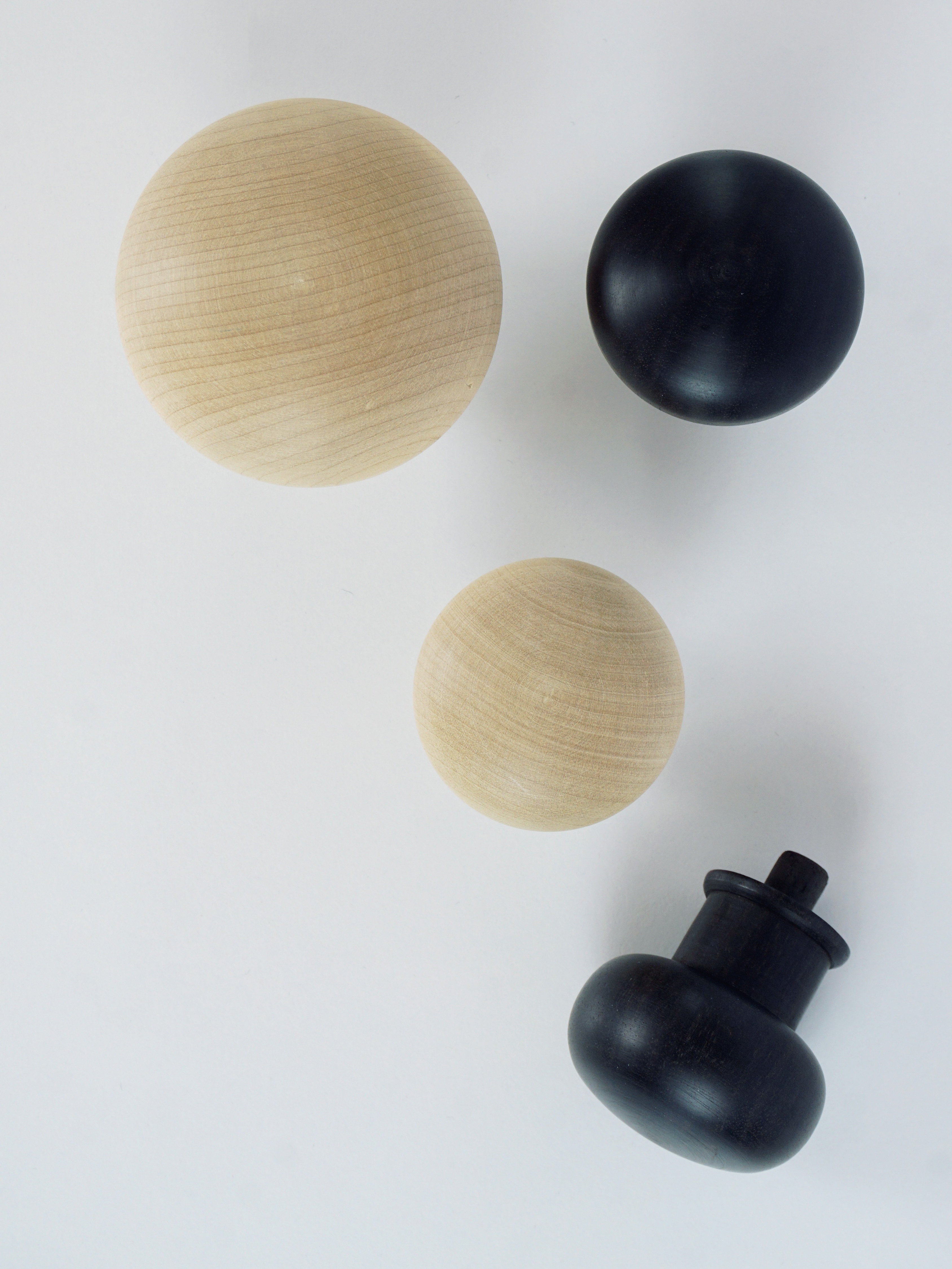 Goetz Castorph Lehmann Tabillion Architektur Städtebau München Theodor Fischer Möbel Griff Knopf Knauf Holz gedrechselt Ahorn Eiche rund Formen gewellt