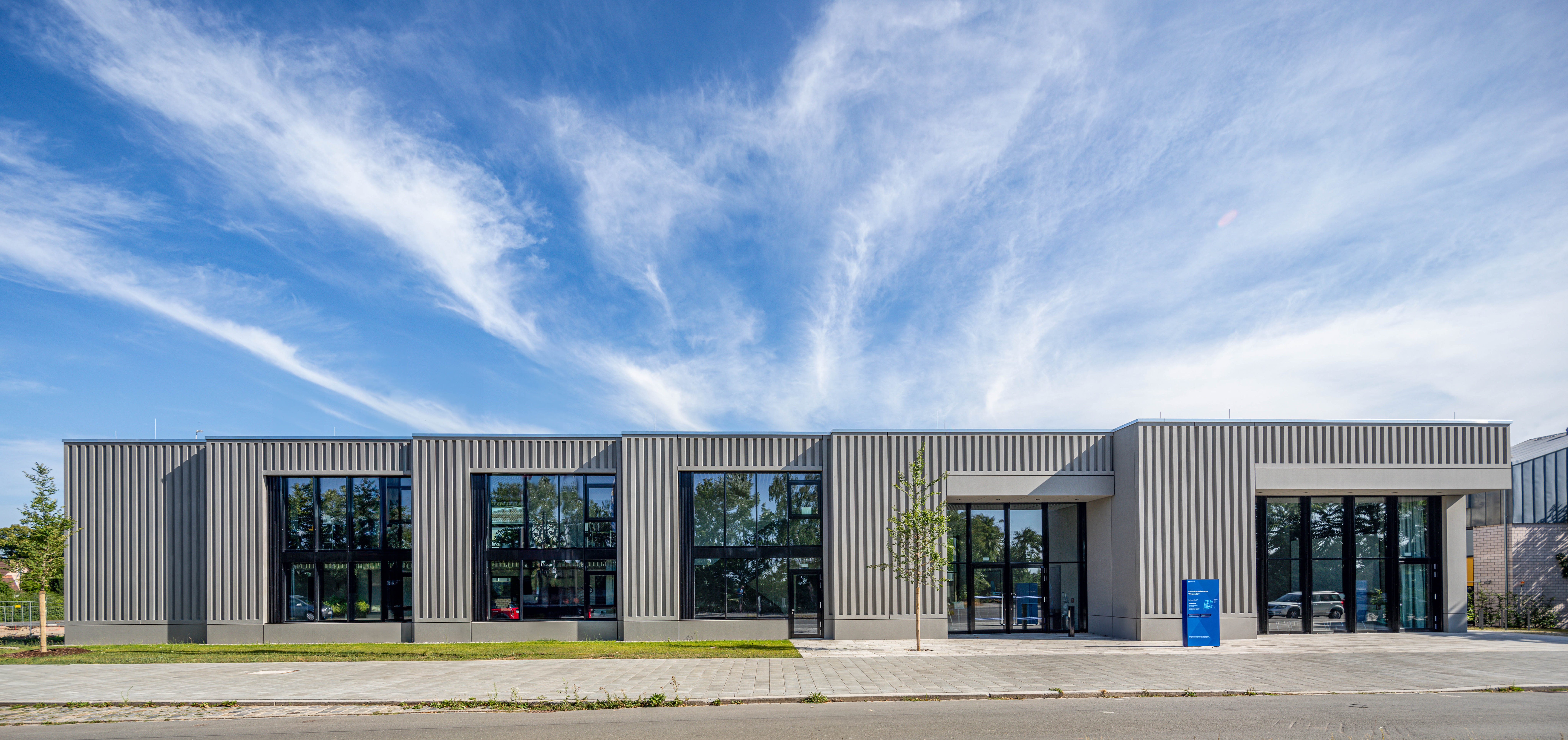 Goetz Castorph Lehmann Tabillion Architektur Städtebau München Bauindustriezentrum Nürnberg Bestand Neubau Mensa Vortragsaal in Bau