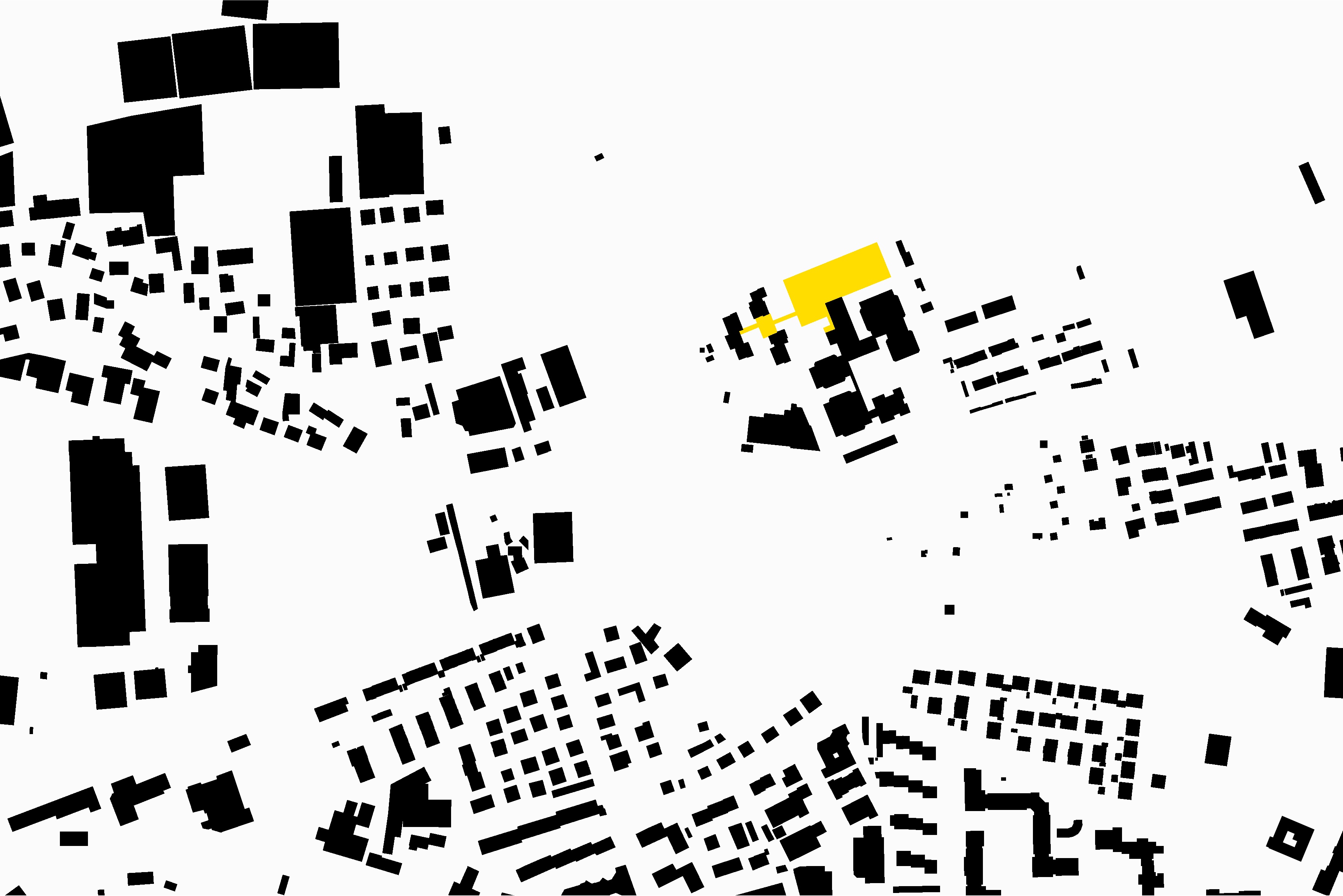 Goetz Castorph Lehmann Tabillion Architektur Städtebau München Wettbewerb Bauindustriezentrum Nürnberg 1. Preis Schwarzplan