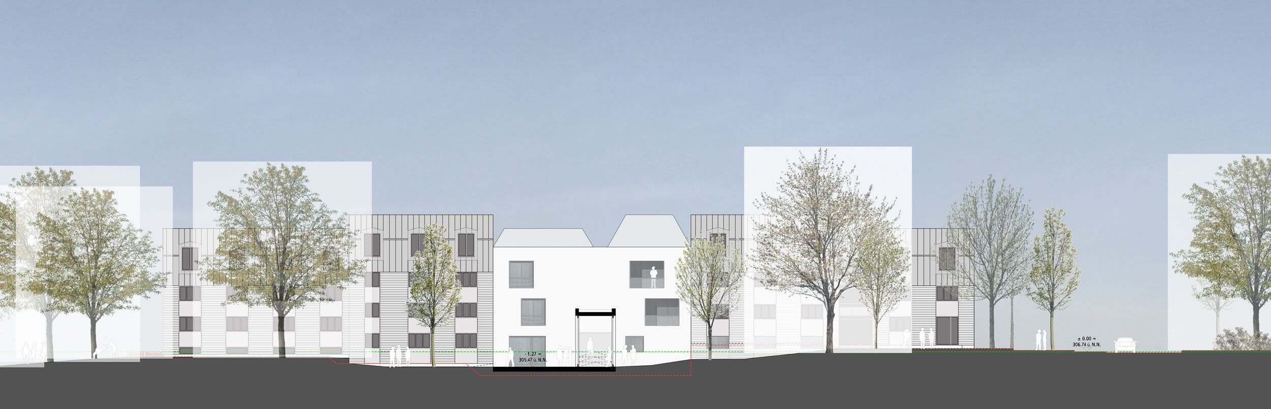 Goetz Castorph Lehmann Tabillion Architektur Städtebau München Wettbewerb Bauindustriezentrum Nürnberg 1. Preis Schwarzplan