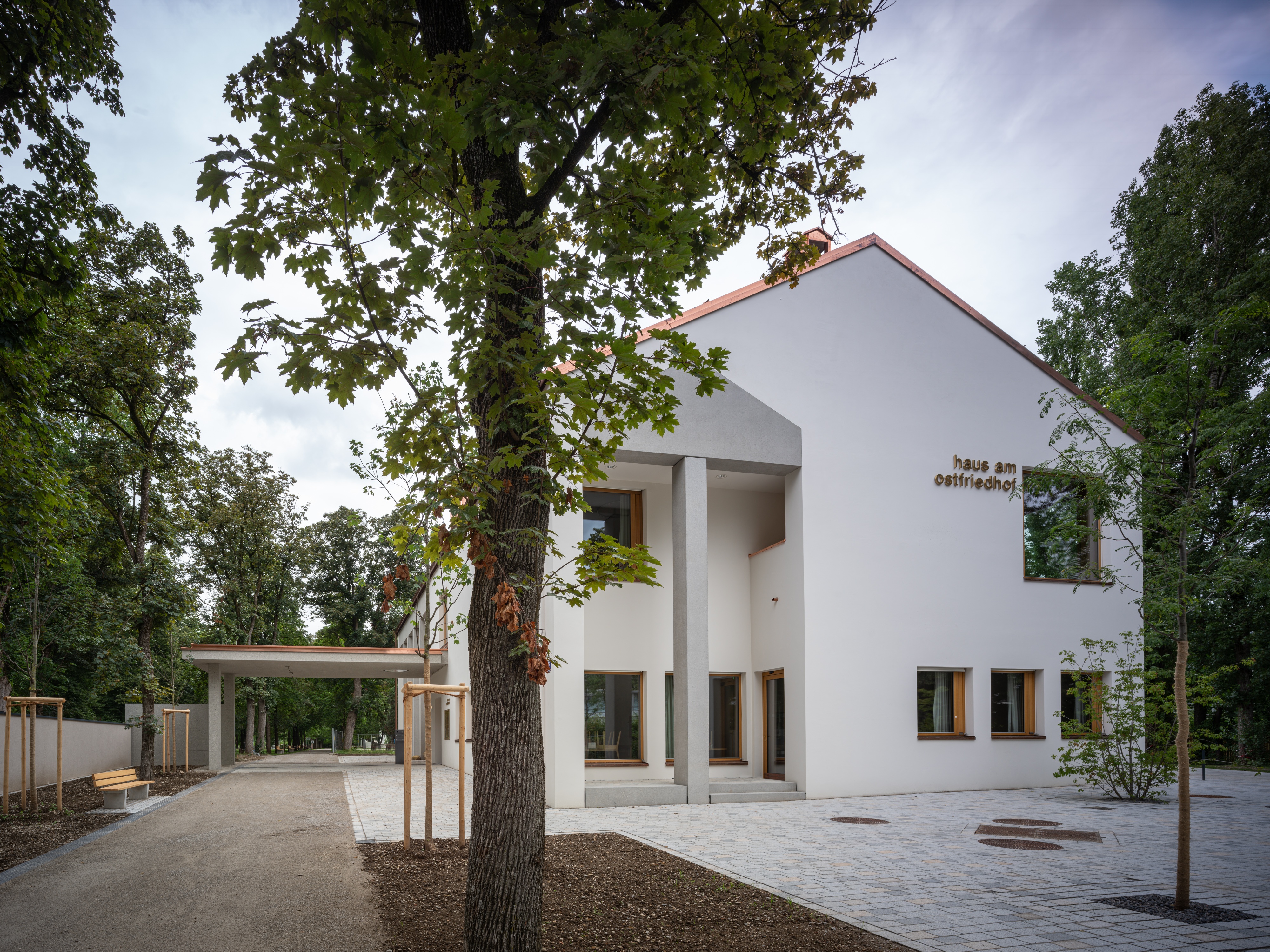 Goetz Castorph Lehmann Tabillion Architektur Städtebau München Café Friedhof Neubau , Visualisierung