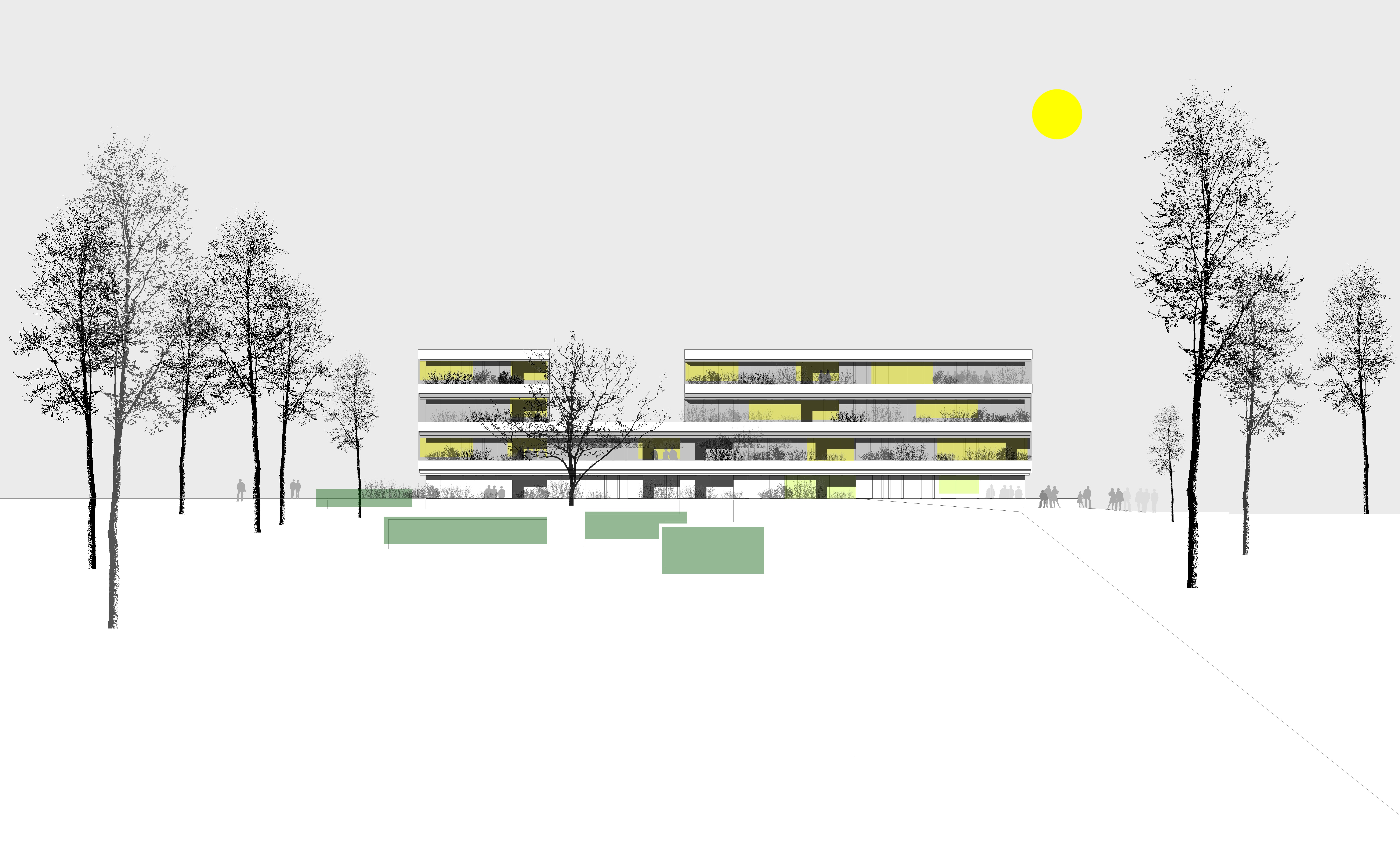 Goetz Castorph Lehmann Tabillion Architektur Städtebau München Wohnen inklusiv Wettbewerb 1. Preis