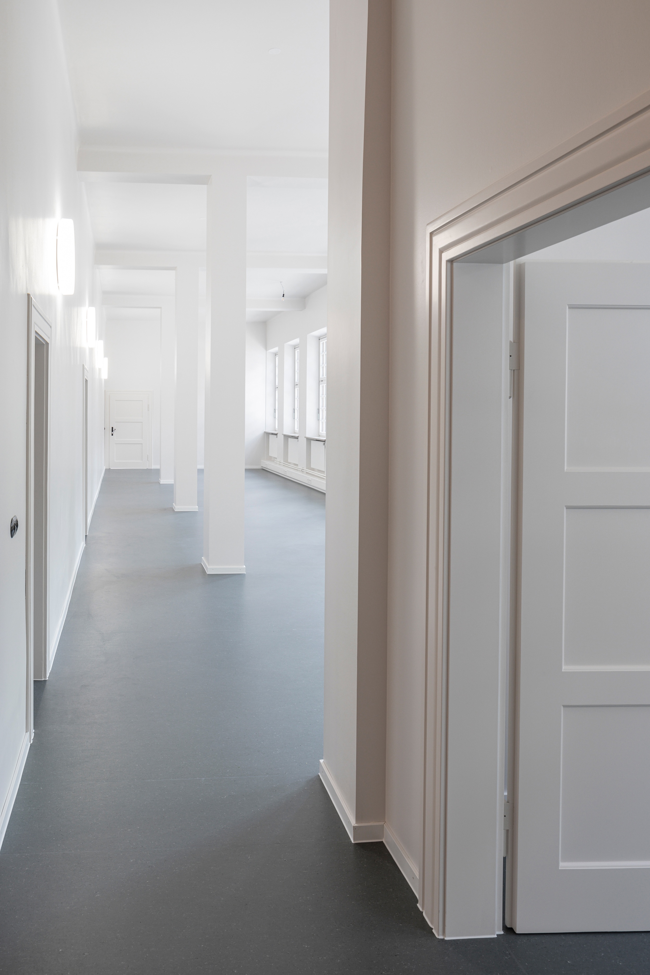 Goetz Castorph Lehmann Tabillion Architektur Städtebau München Ledigenheim Denkmalschutz Theodor Fischer Büro Sanierung Umbau Bestand Flure