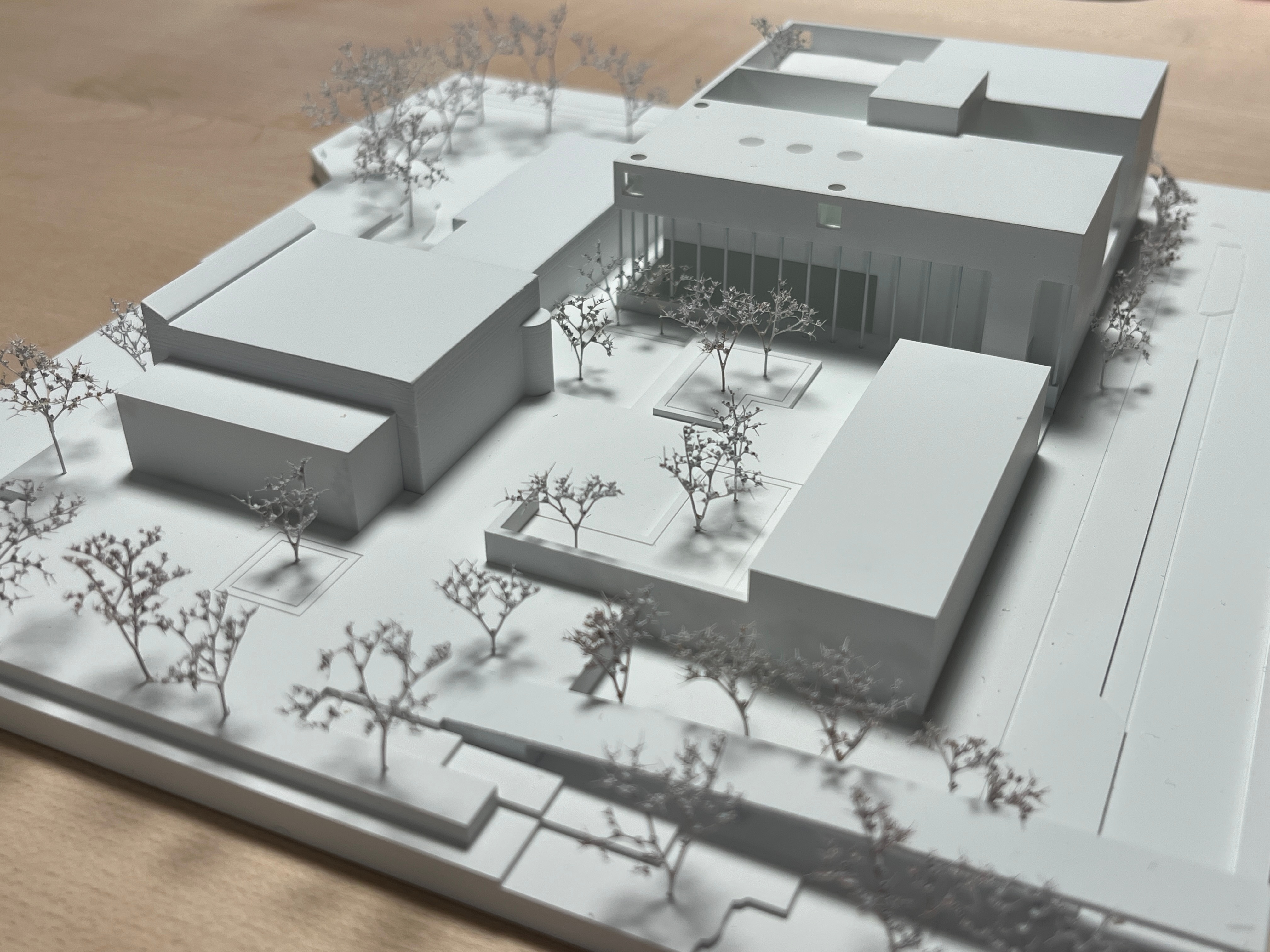 Lehmann Tabillion Castorph Lätarekirche Wettbewerb Modell