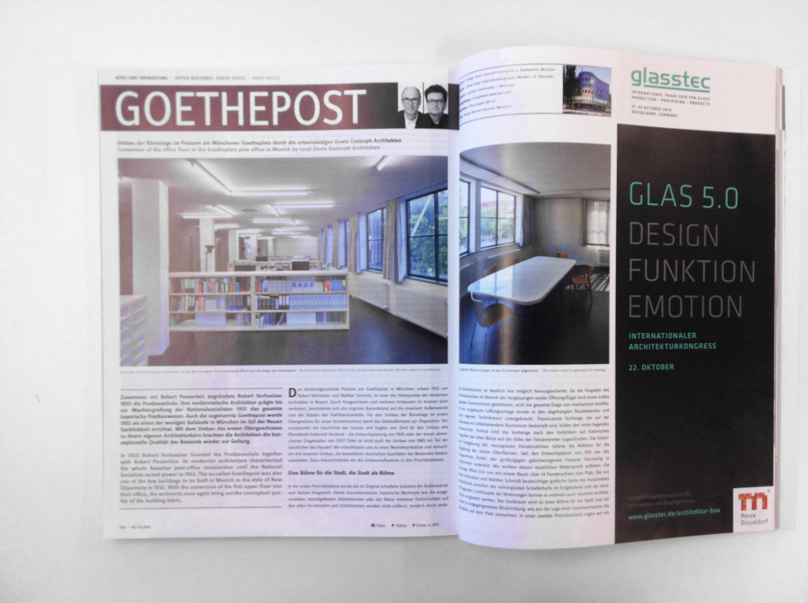 Goetz Castorph Lehmann Tabillion Architektur Städtebau München AIT Magazin Heft Beitrag Umbau Sanierung Goethepost