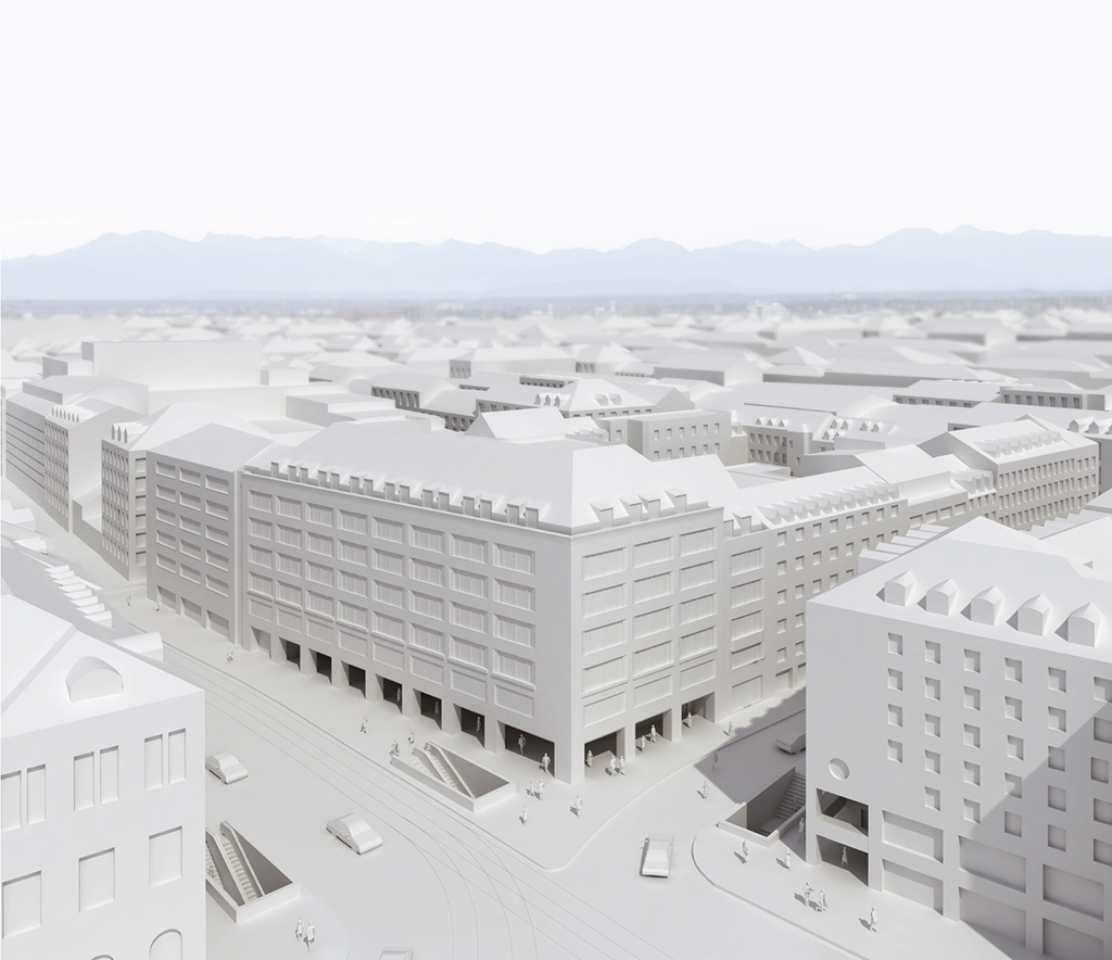 Goetz Castorph Lehmann Tabillion Architektur Städtebau München Bürogebäude München Innenstadt Entwurf