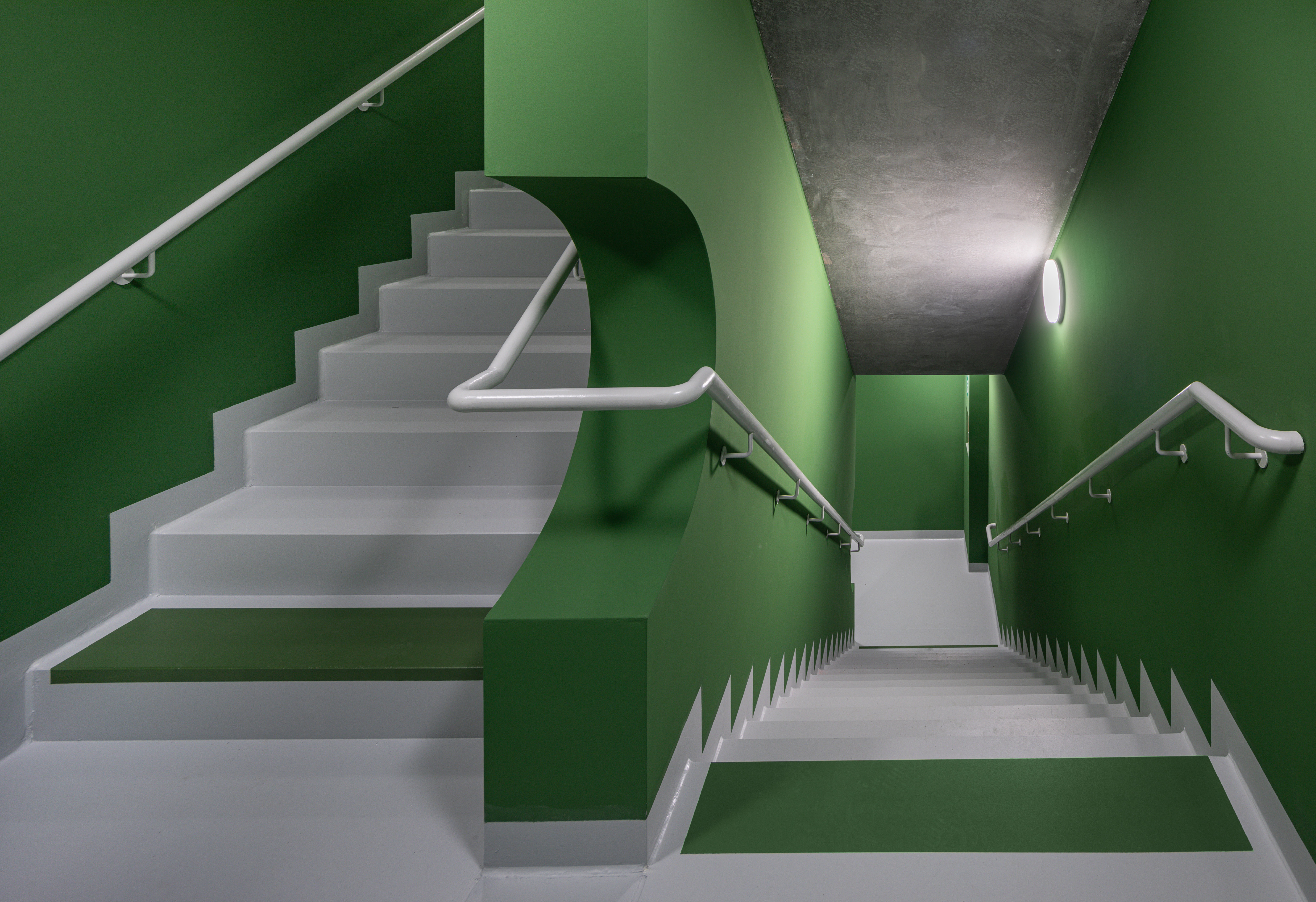 Goetz Castorph Lehmann Tabillion Treppe grün Cutout Architektur Innenraum Design