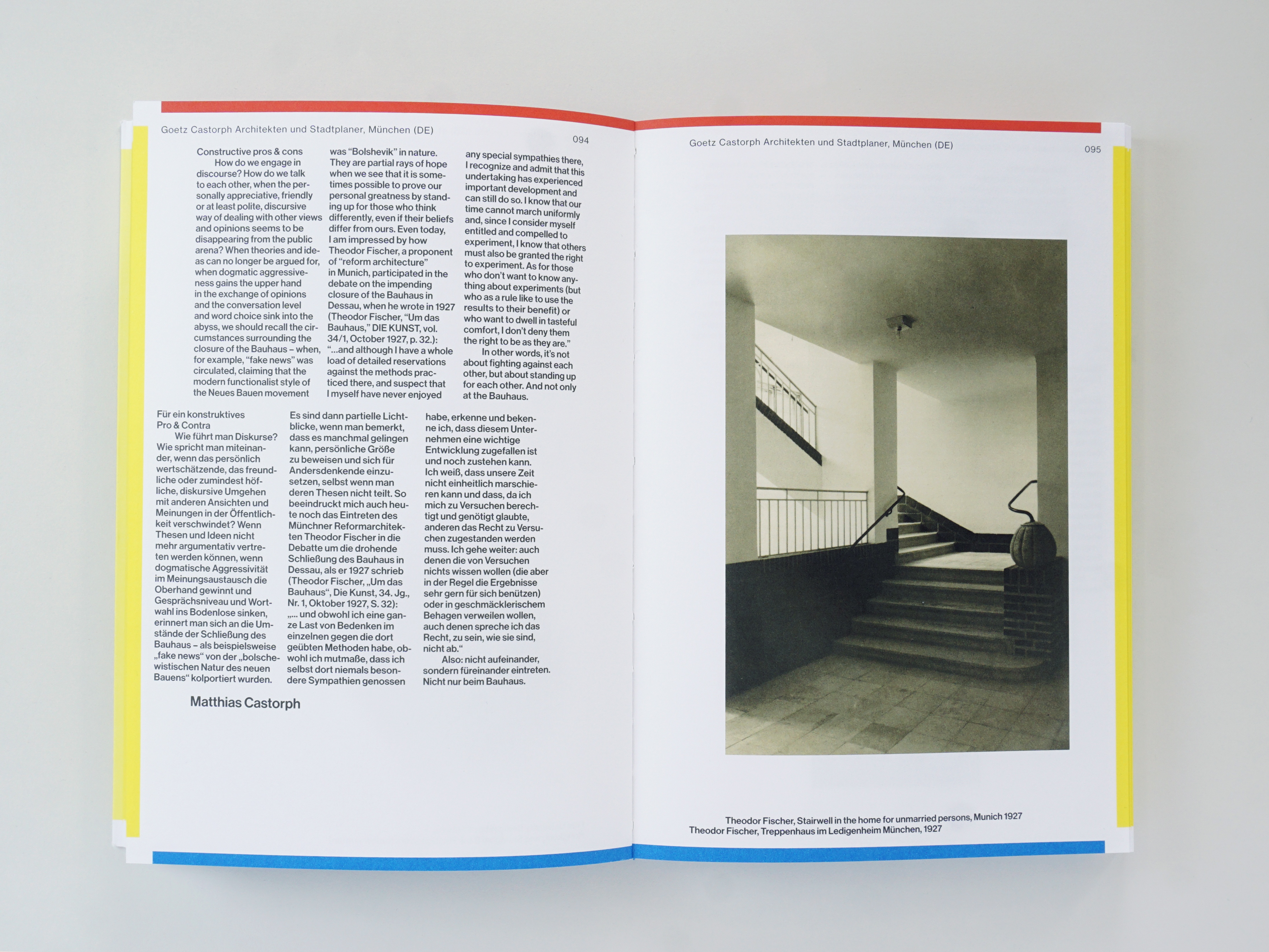 Goetz Castorph Lehmann Tabillion Architektur Städtebau München Mein Bauhaus Beitrag Buch Für ein konstruktives Pro & Contra