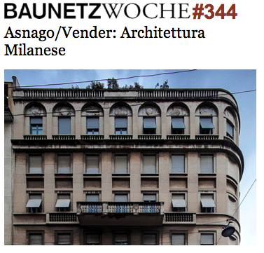 Goetz Castorph Lehmann Tabillion Architektur Städtebau München Baunetz Publikation Ausstellung Asnago und Vender Häuser der Großstadt