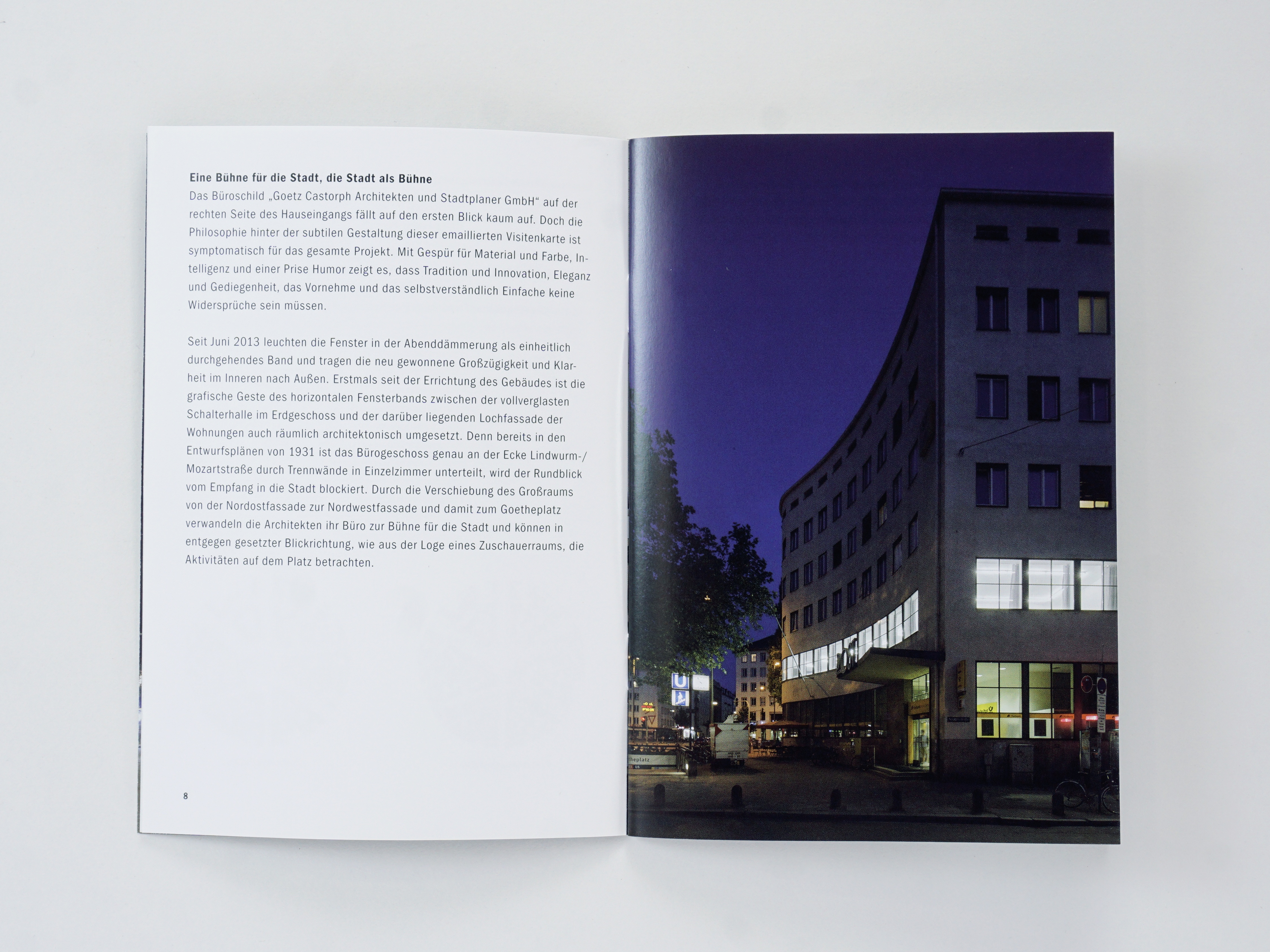 Goetz Castorph Lehmann Tabillion Architektur Städtebau München Baukulturführer Umbau Sanierung Büroetage Goethepost