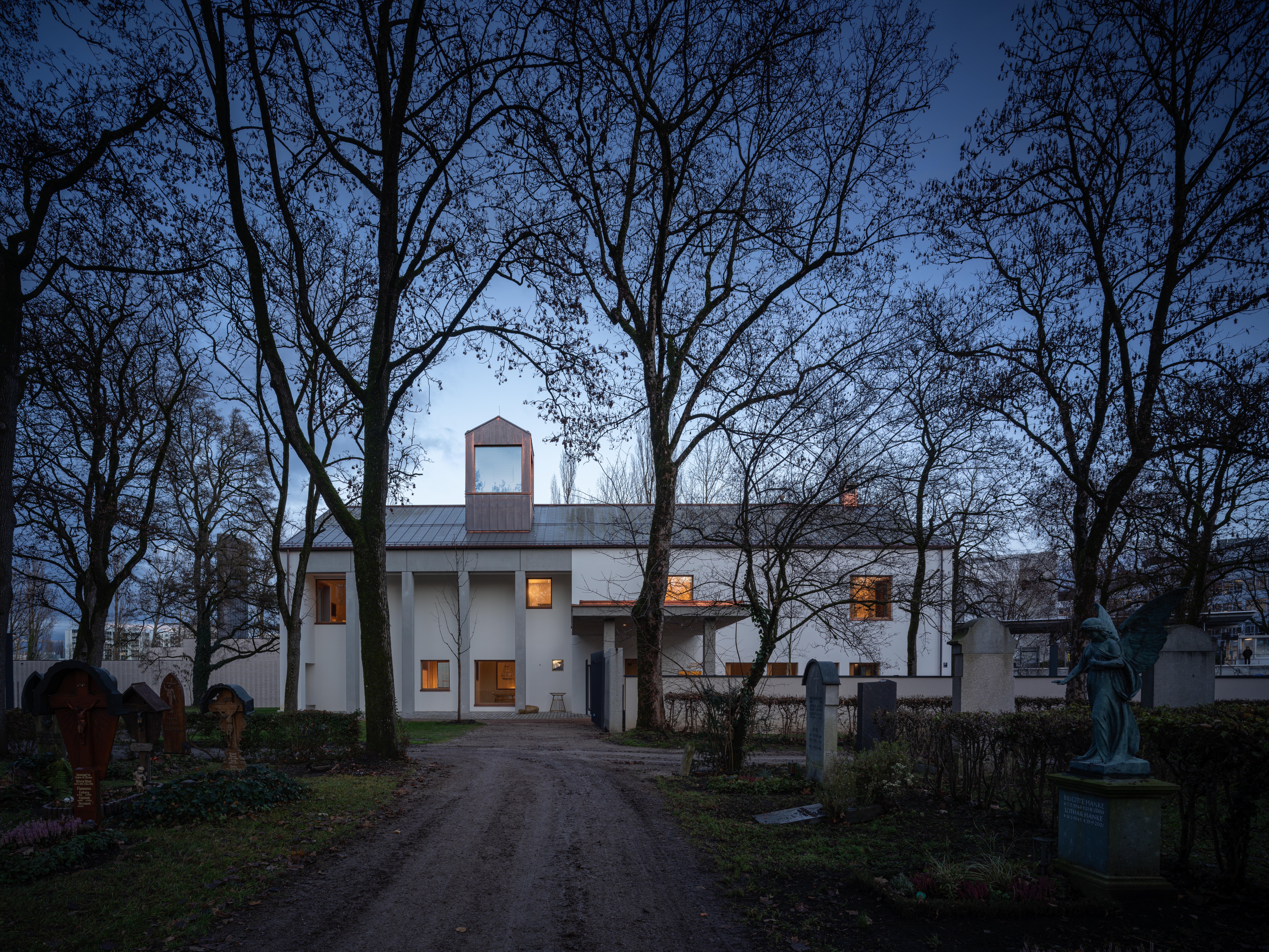 Lehmann Tabillion Castorph Architektur Café Friedhofscafé Ostfriedhof München Erzdiözese München Freising