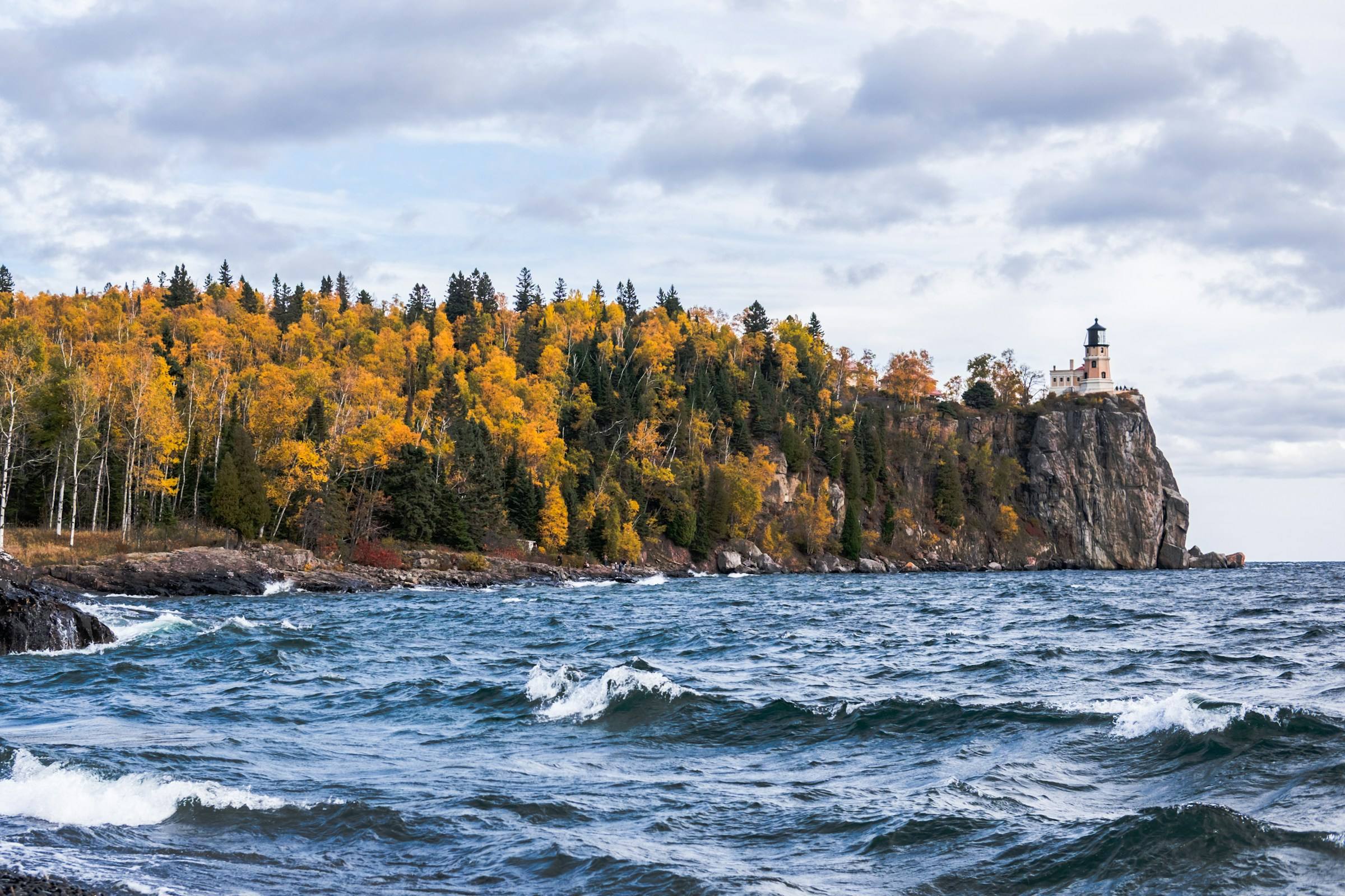 Lake Superior North Shore in autumn