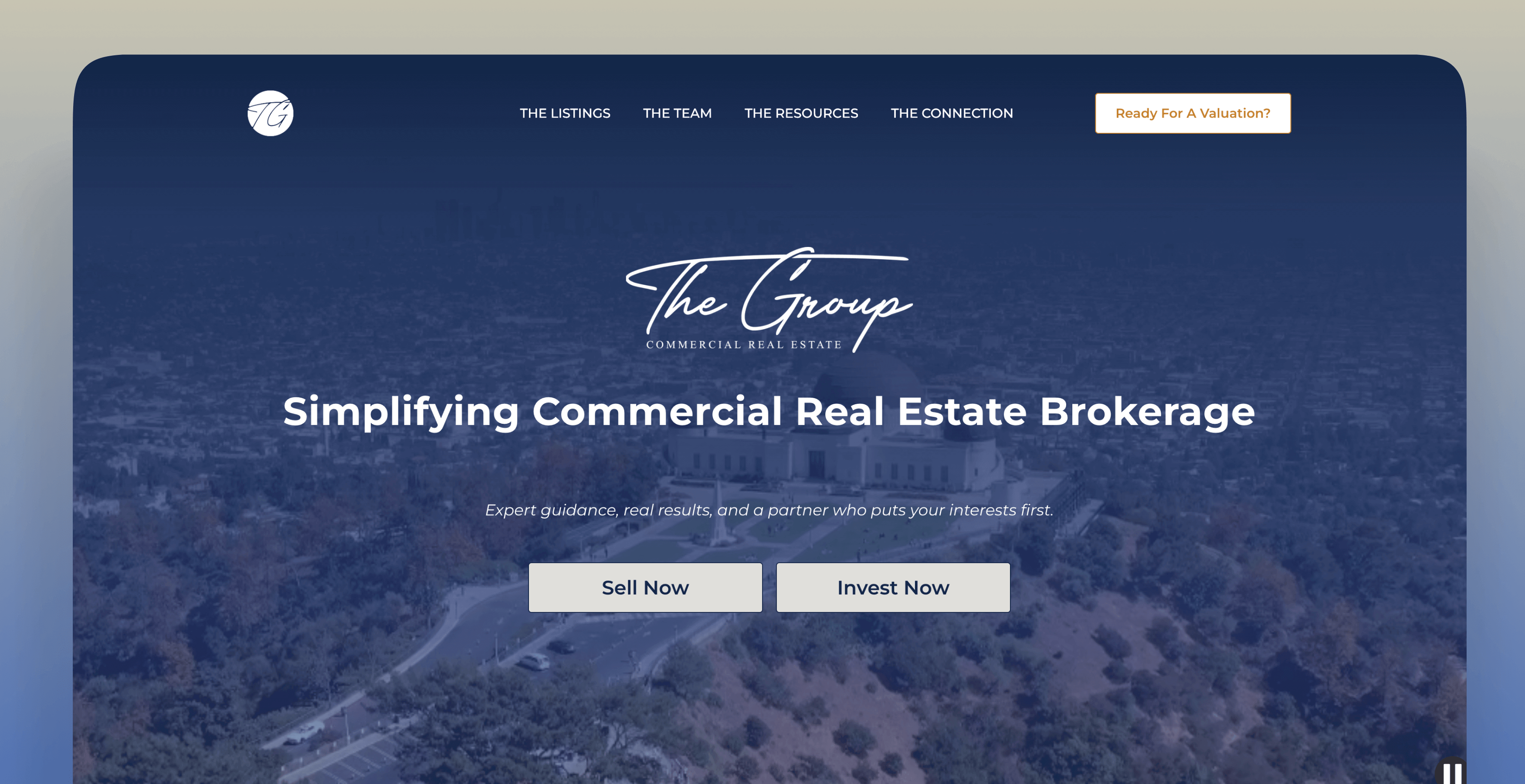 The Group Commercial Real Estate hero