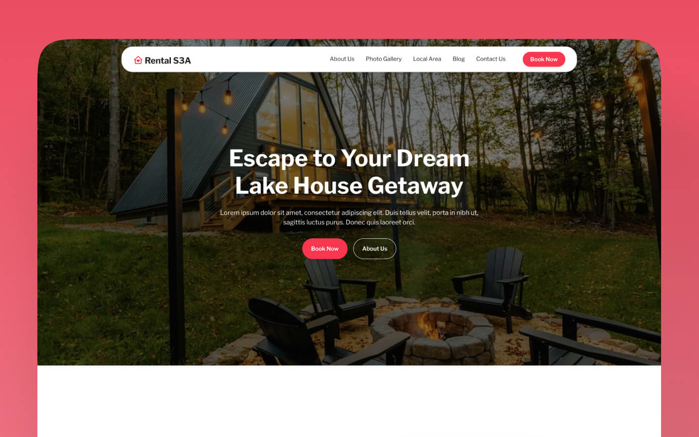 Rental S3A - Airbnb & Short Term Rental Webflow Template
