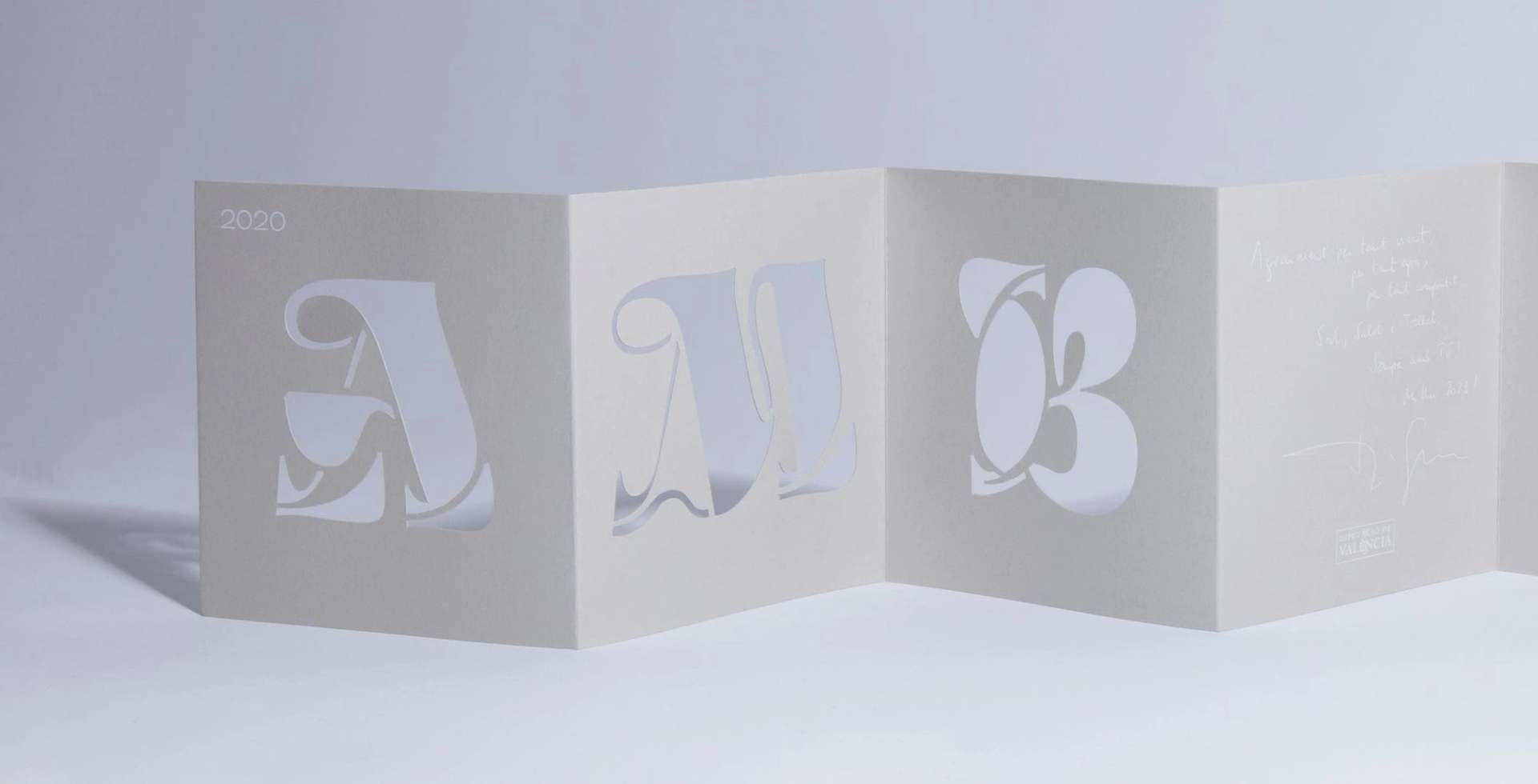 image of the lab project AMB TU card: Celebration card for Diputació de València 