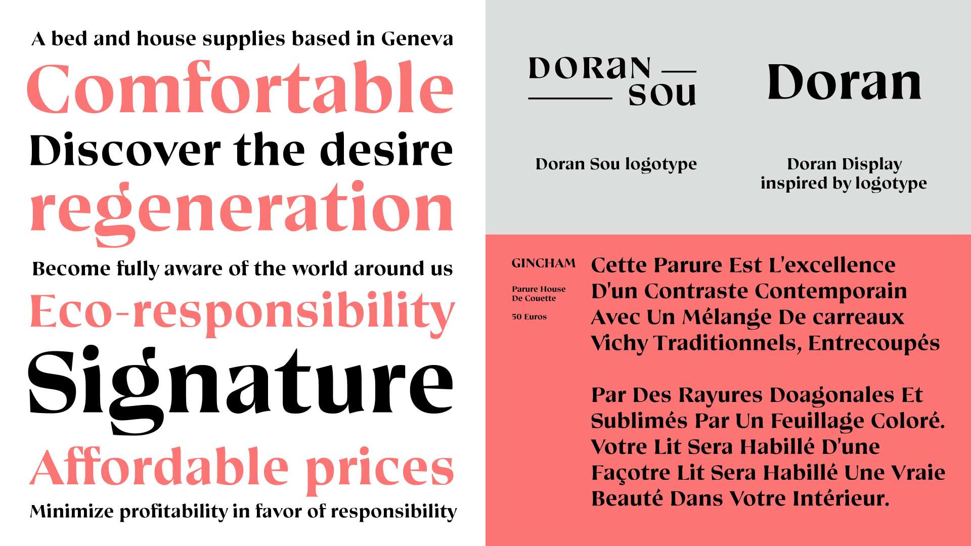 Doran for house supplies, Doran Sou 1