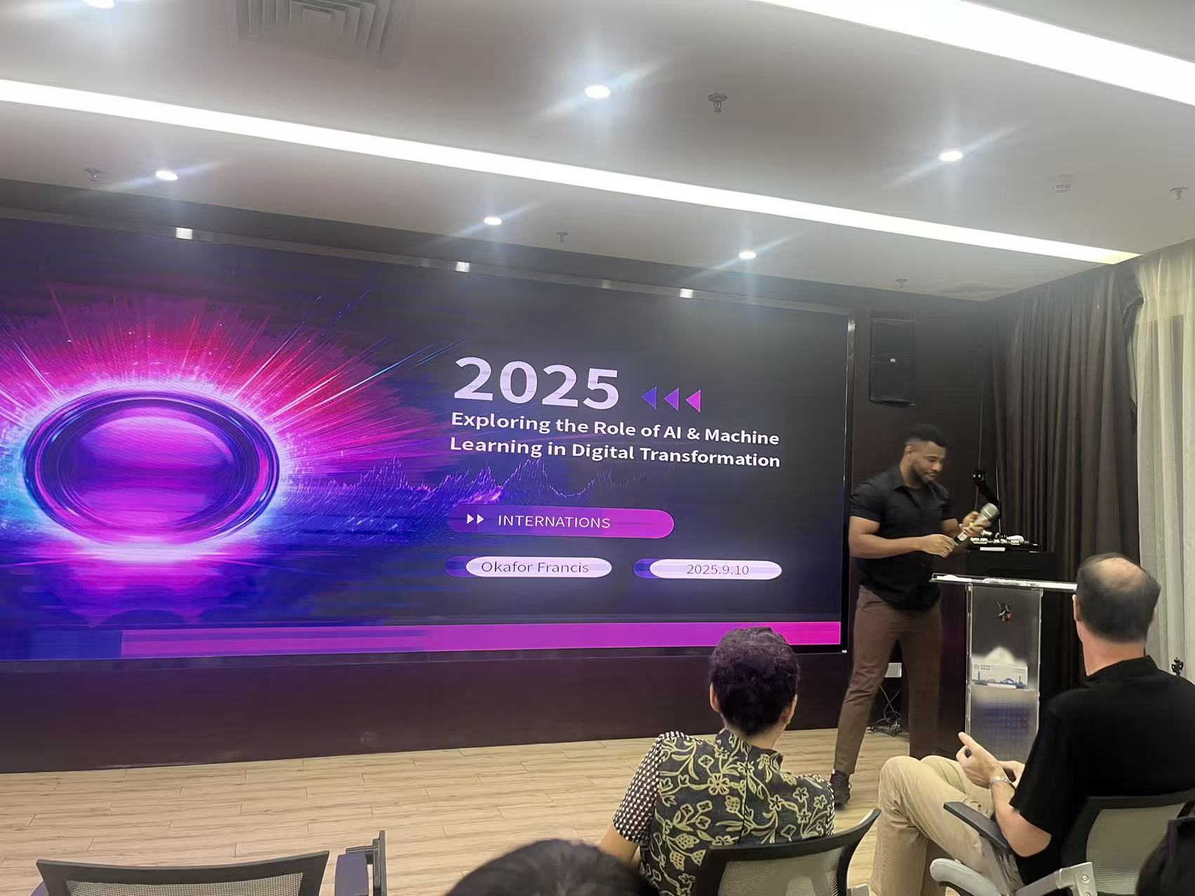 Internations Shenzhen — Keynote Speaker, The Role of AI & Machine Learning in Digital Transformation